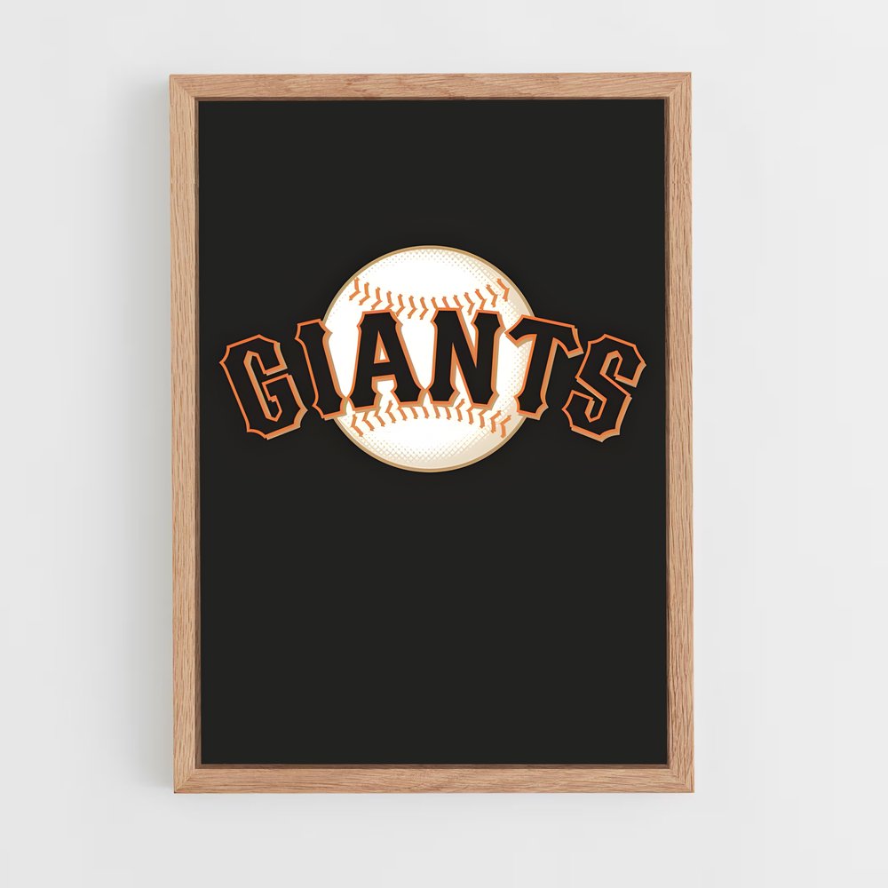 Poster Giants de San Francisco – affiche Baseball (vue 4)